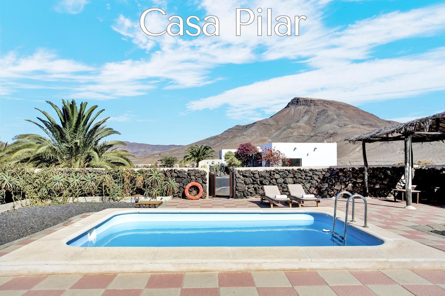 Casa Pilar, Aurora Y Tarabilla En Finca Ecologica Teguitar ภายนอก รูปภาพ