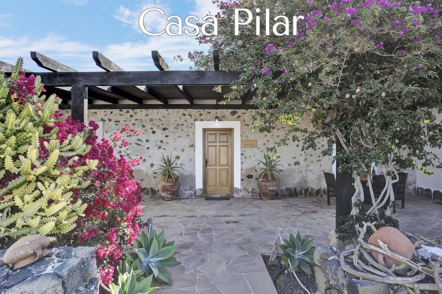 Casa Pilar, Aurora Y Tarabilla En Finca Ecologica Teguitar ภายนอก รูปภาพ